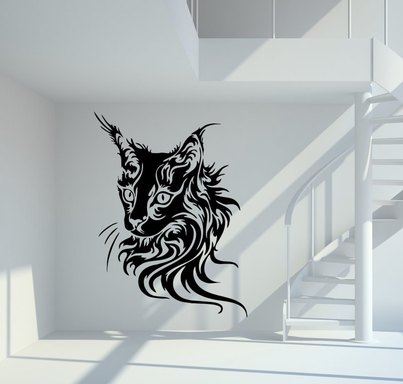 12021 Katze Wandtattoo